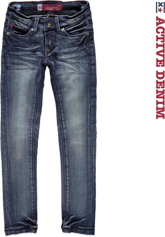 Blue Rebel Meisjes Jeans - Blauw - Maat 134 | bol.com
