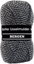 Botter Bergen Zwart grijs 06 - Botter IJsselmuiden PAK MET 10 BOLLEN a 100 GRAM. INCL. Gratis Digitale vinger haak en brei toerenteller