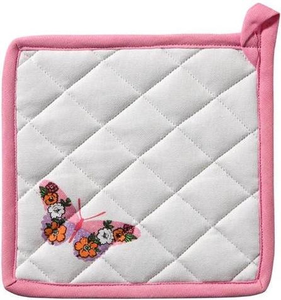 DDDDD Butterfly - Pannenlap - 20x20 cm - Wit