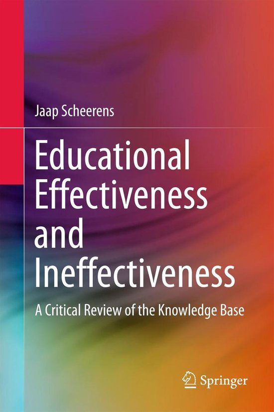 Educational Effectiveness and Ineffectiveness - cover