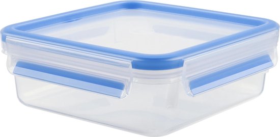 Tefal K30221 boîte hermétique alimentaire Carré 0,85 L Bleu, Transparent 1 pièce(s)