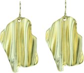 Oorbel hanger asymmetrisch goud-kleur