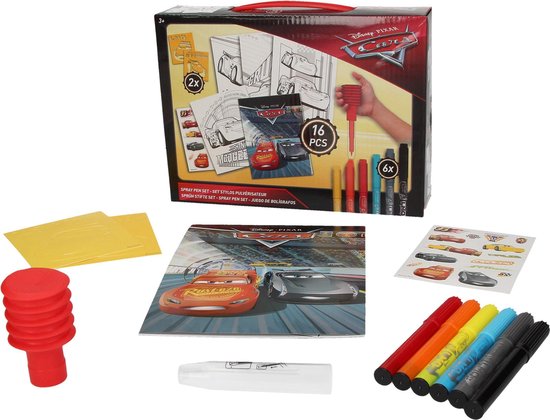 Super bol.com | Disney Pixar Cars Spray Pen set – 19x14x1cm | Knutselen AX-73
