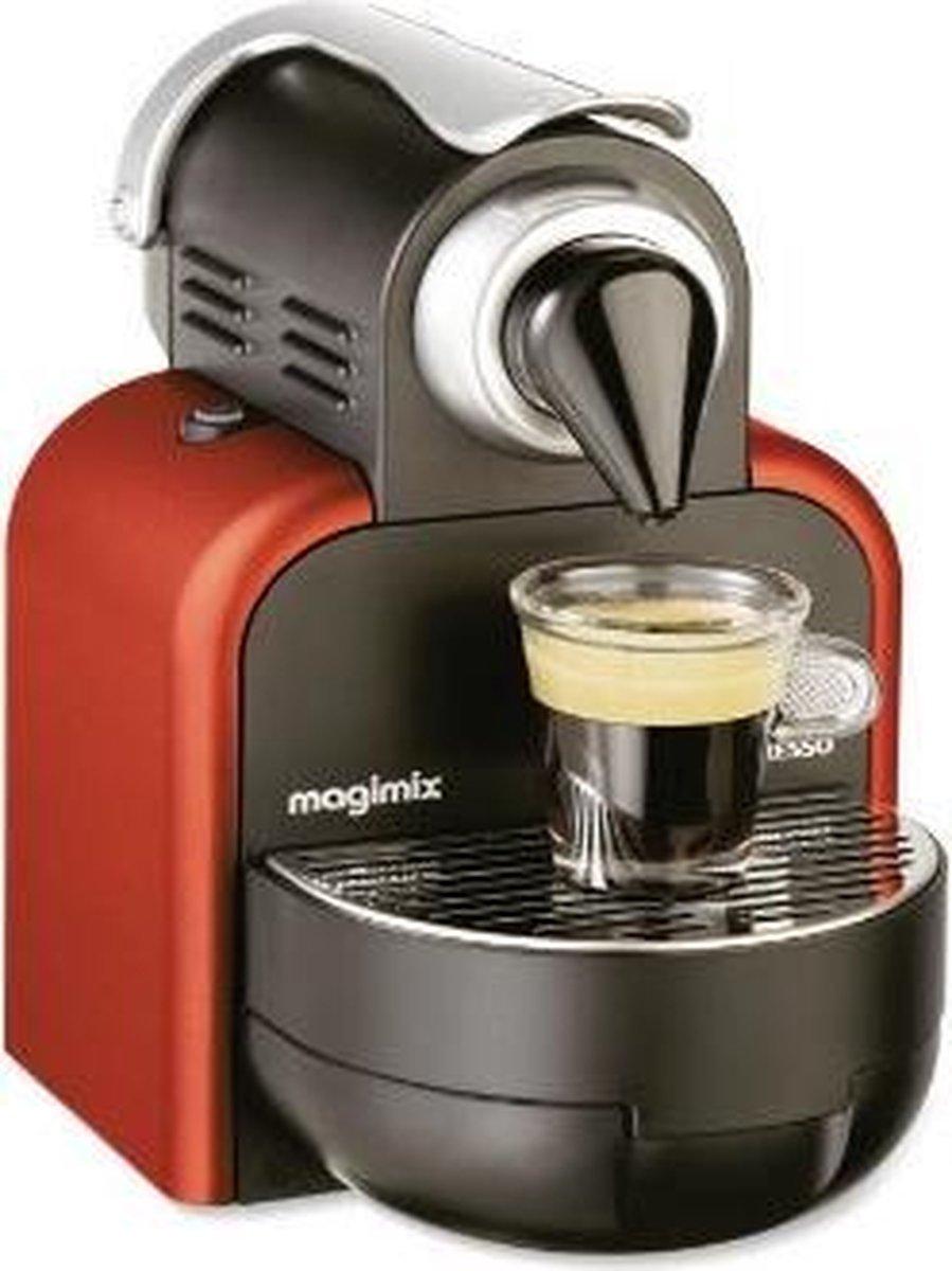 kalligrafie Microprocessor ik heb het gevonden Magimix Nespresso Apparaat M100 Automatic - Rood | bol.com