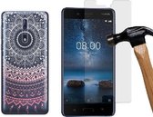 MP Case screenprotector PLUS Gratis Mandala back cover voor Nokia 8