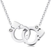 Cilla Jewels ketting Zilverkleurig Handcuff Pendant