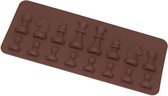 Chocoladevorm schaakstukken - Siliconen chocolade vorm voor schaakspel
