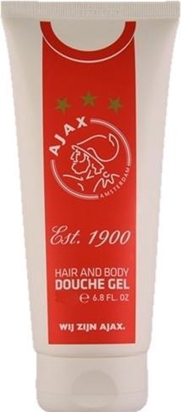 Ajax Douchegel Hair And Body Rood/wit: 50 Ml