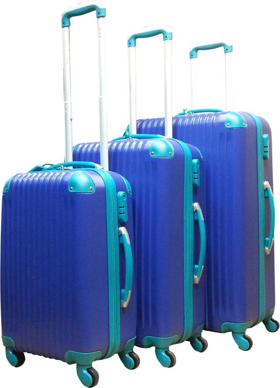 LIV kofferset 3-delig Ancona blauw hardschalig | bol