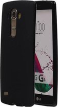 TPU Backcover Case Hoesje voor LG G4 Zwart
