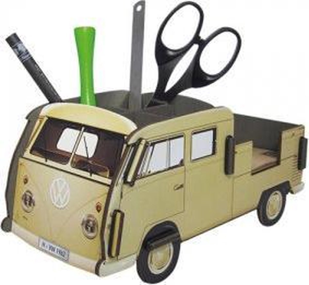 Werkhaus- Pennenbak- Volkswagen Auto - Pick-Up - Creme