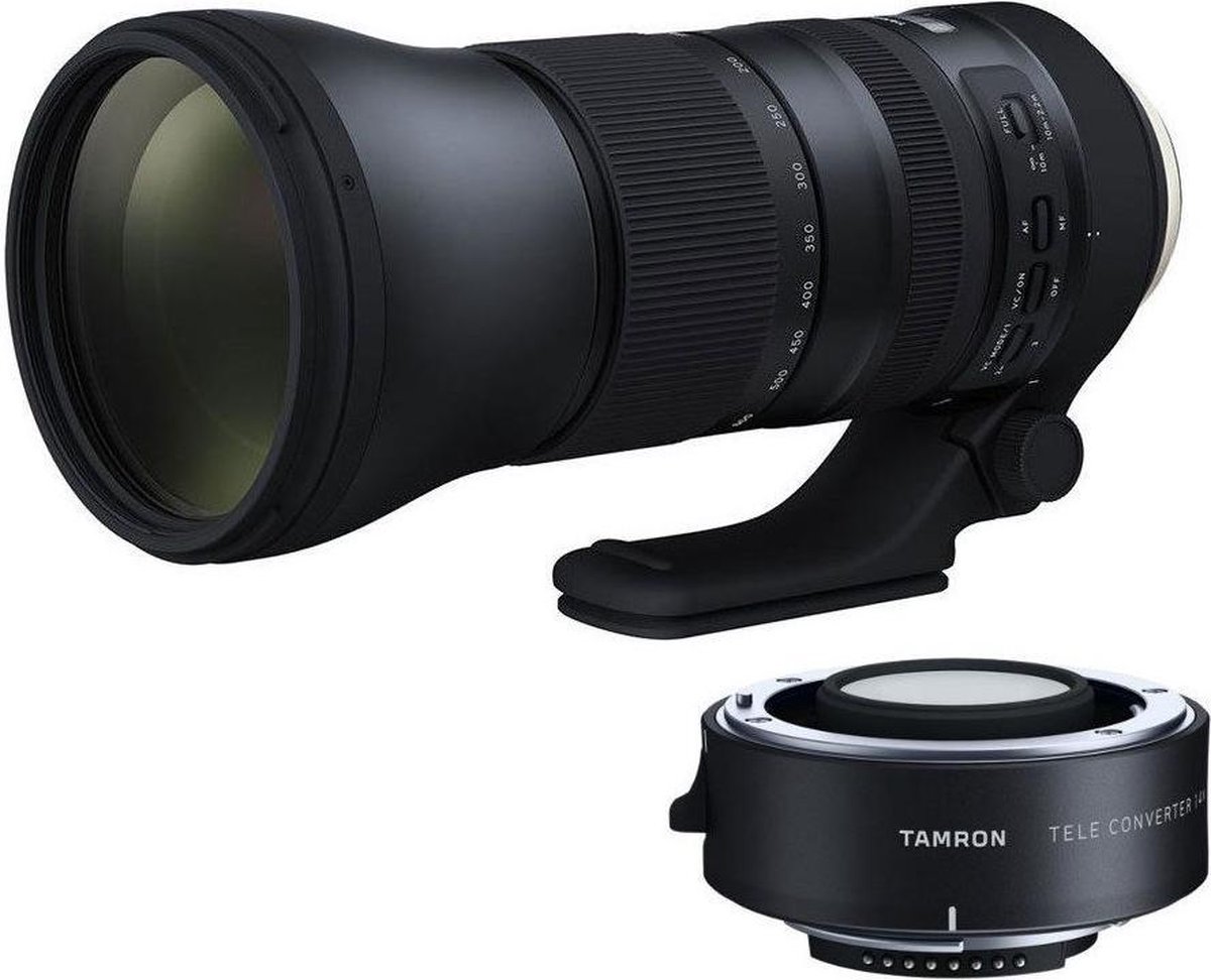 Tamron 150600mm Di VC USD G2 + teleconverter 1.4x Geschikt voor