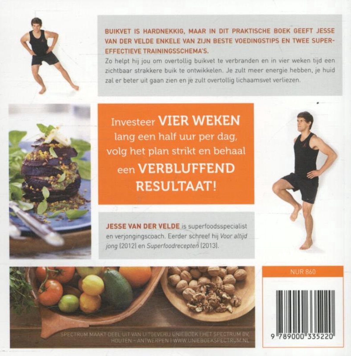 Een strakke buik in 4 weken - back cover