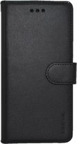 Premium Leer Leren Lederen - Wallet Case - Book Case voor Samsung Galaxy A6 2018 A600 - Zwart