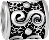 Quiges - 925 - Zilveren - Bedels -Sterling zilver - Beads - Ornament Kraal Charm - Geschikt – voor - alle bekende merken - Armband Z166