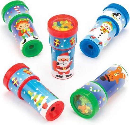 Kaleidoscopen met kerstafbeelding voor kinderen. Leuke kerstcadeautjes en  spelletjes... | bol.com