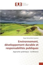 Omn.Univ.Europ.- Environnement, Développement Durable Et Responsabilités Publiques