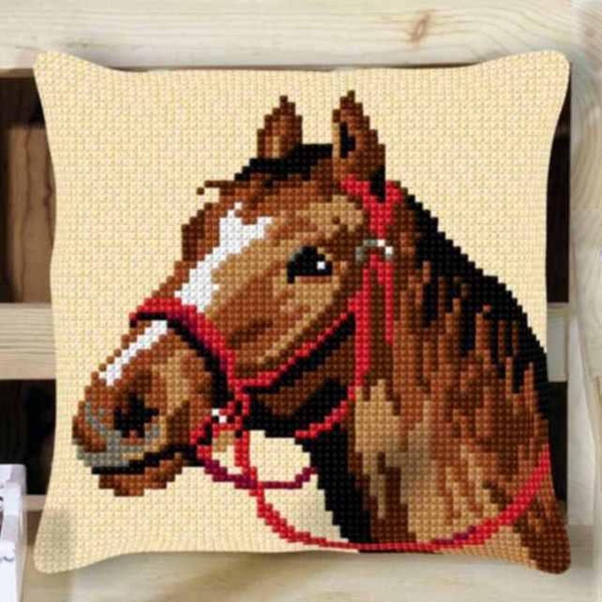 kruissteekkussen 33060 paardenhoofd