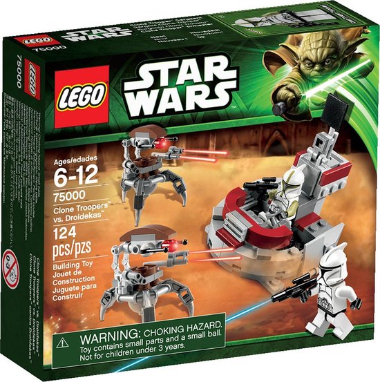 gevaarlijk Beschuldigingen Verlammen LEGO Star Wars Clone Trooper vs. Droidekas - 75000 | bol.com