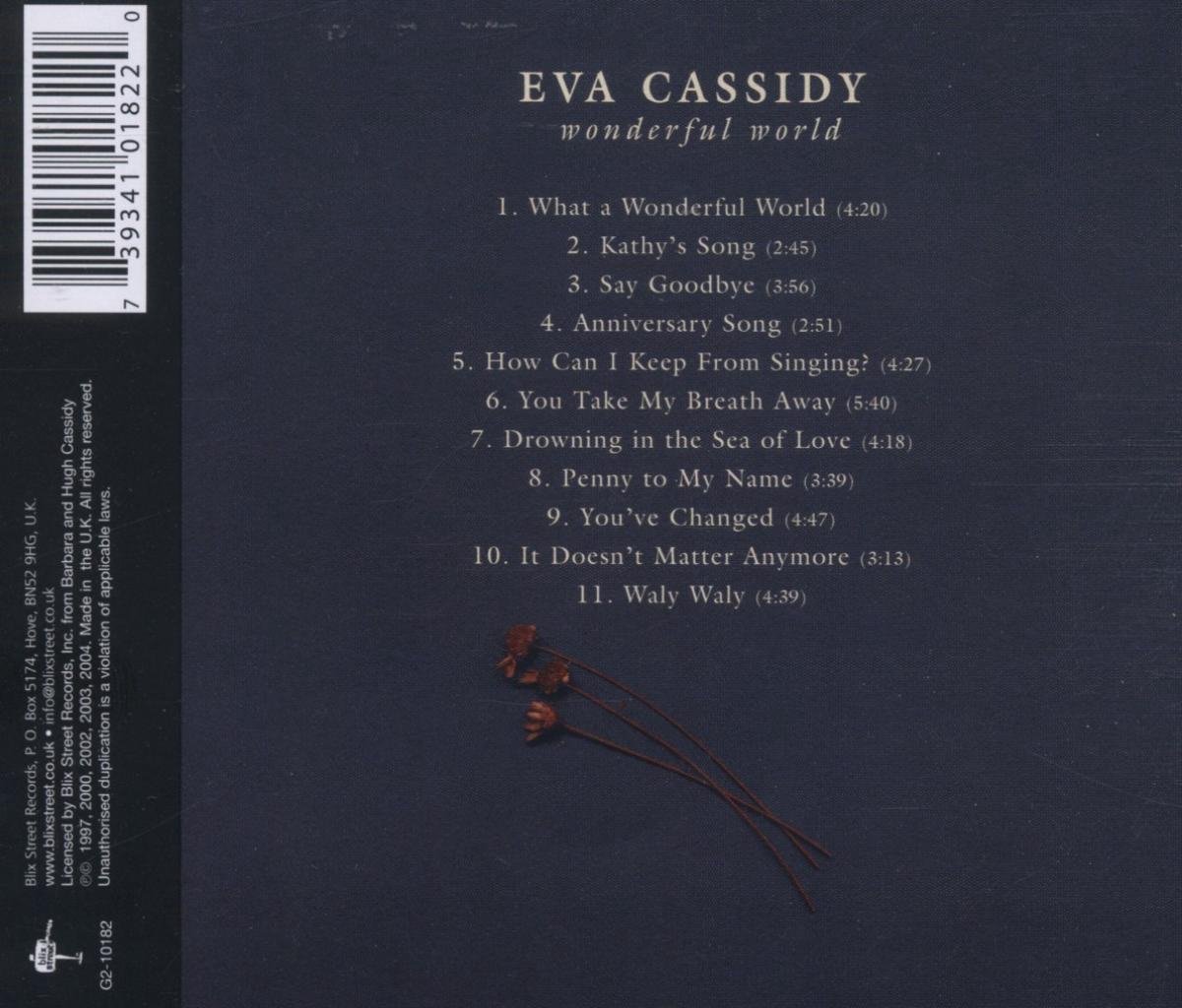 Wonderful World, Eva Cassidy CD (album) Muziek