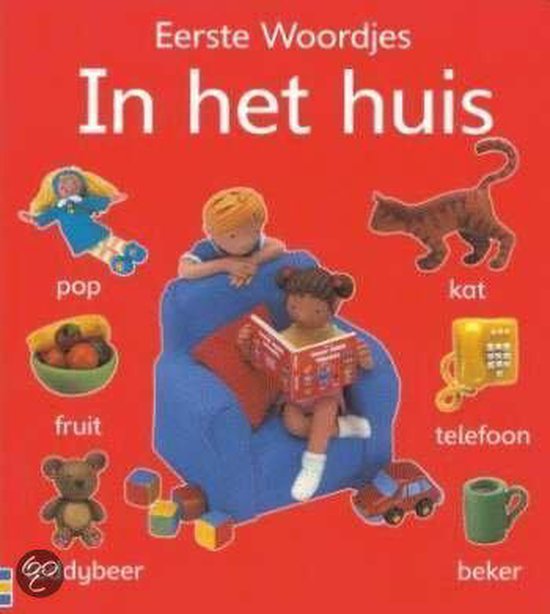 Cover van het boek 'In het huis / Eerste woordjes'