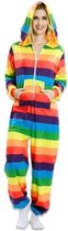 Witbaard Verkleedpak Regenboog Dames Polyester Maat M/l