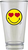 Zak!Designs Smiley Glas - 30 cl - Emoticon Love - Geel