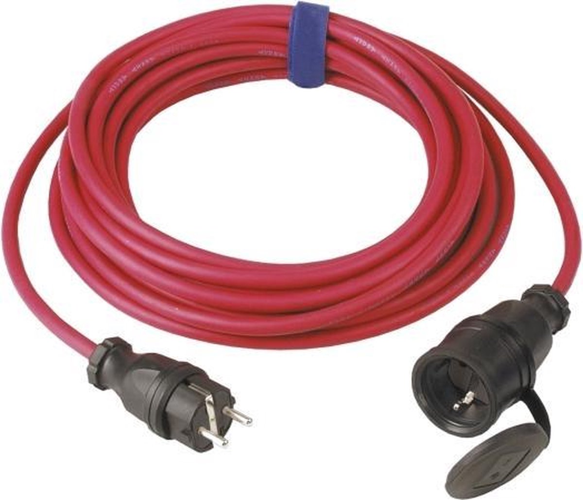 SIROX® verlengkabel H07RN-F 3x1,5mm² rood - 10 meter