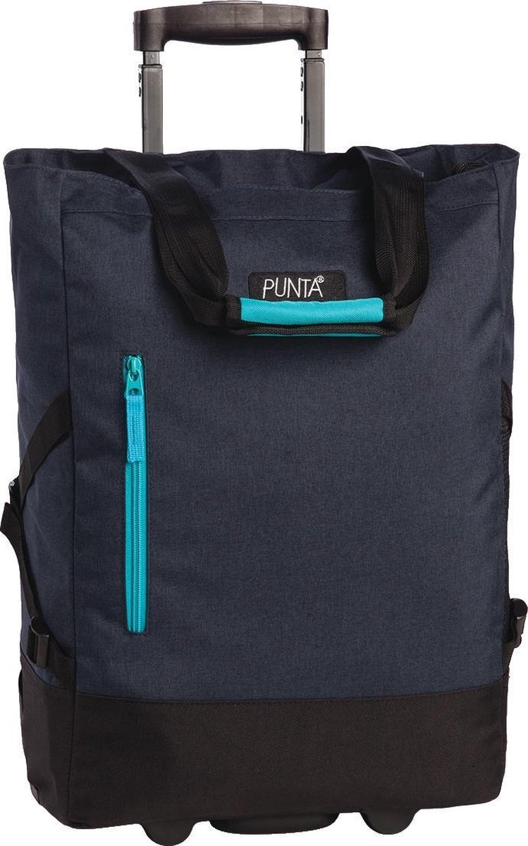 Fabrizio - Punta - shoppingtrolley - boodschappenkar - donkerblauw