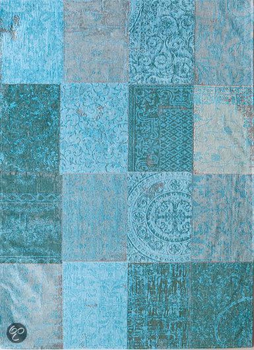 Louis de Poortere Vintage Vloerkleed Kelim Recoloured