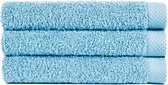 Handdoek 50x100 cm Uni Pure Royal Licht Blauw - 4 stuks