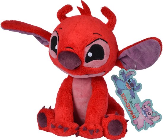 Disney - Lilo & Stitch - Leroy - 25 cm - Pluche - Rood - Alle leeftijden -  Knuffel | bol.com