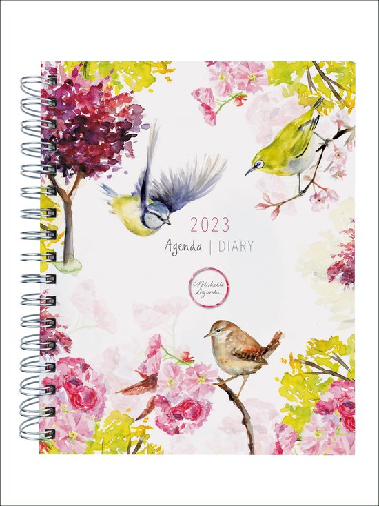 Wrendale Designs by Hannah Dale - Velden van bloemen geïllustreerd spiraal gebonden gelinieerd notitieboek - A4 Wrendale Designs by Hannah Dale - Velden van bloemen geïllustreerd spiraal gebonden gelinieerd notitieboek - A4