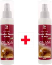 Argan olie HEGRON Haircare Wonder Serum Spray 2 x 150 ml