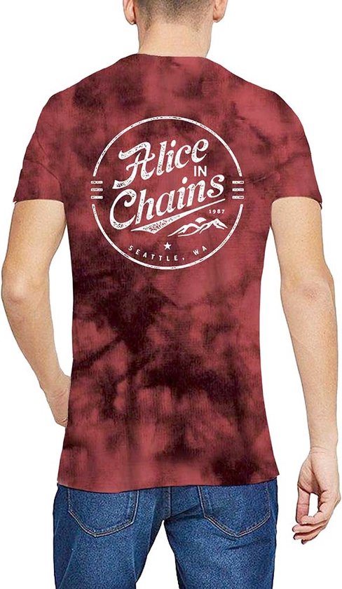 Alice In Chains - Circle Emblem Vest met capuchon - Rood | Attitude Ho