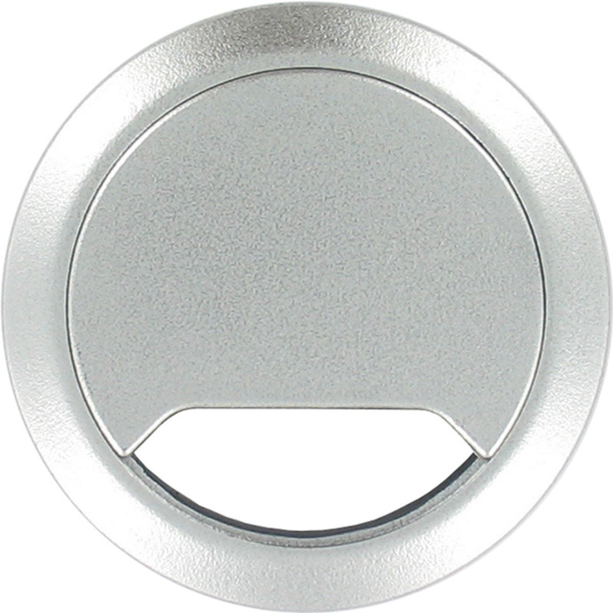 TQ4U Kabeldoorvoer - ABS Kunststof - Ø 60 mm - Verstelbaar - Zilver Metallic