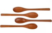 Khaya - houten pollepel - voor roeren & opscheppen - kookgerei - set van 2