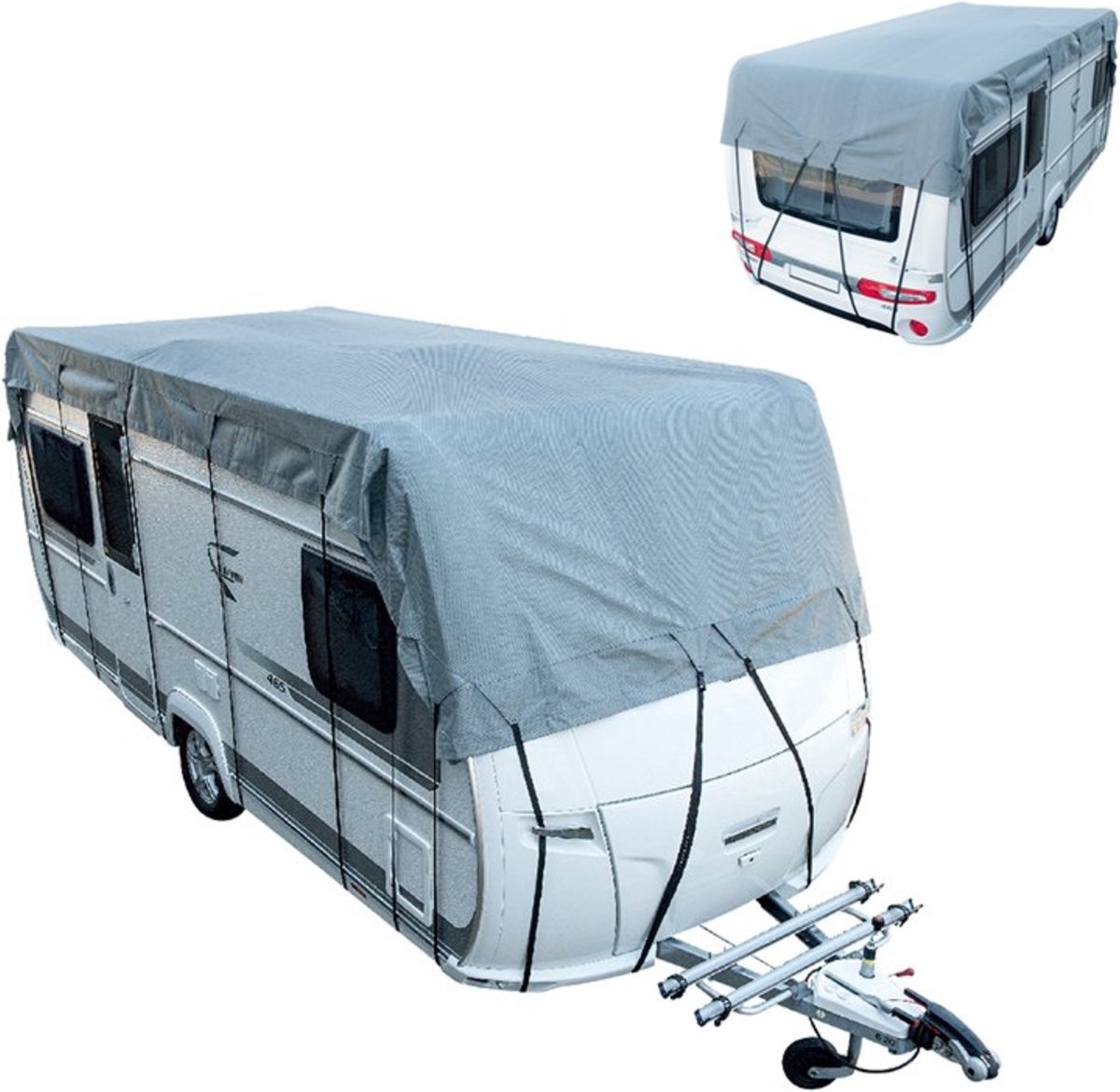 Proplus Caravan- En Camperdakhoes 600 X 300 Cm Grijs