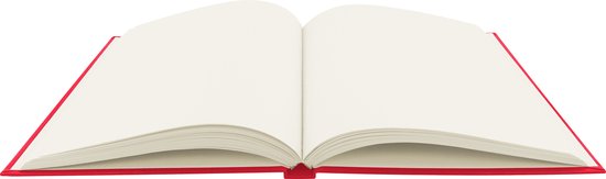 Kangaro dummyboek - A5 - rood - 160 blanco pagina's - hard linnen cover - K-5361 - Kangaro