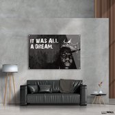 Luxe Plexiglas Schilderij Biggie Smalls Dream | 40x60 | Woonkamer | Slaapkamer | Kantoor | Muziek | Design | Art | Modern | ** 5MM DIK**