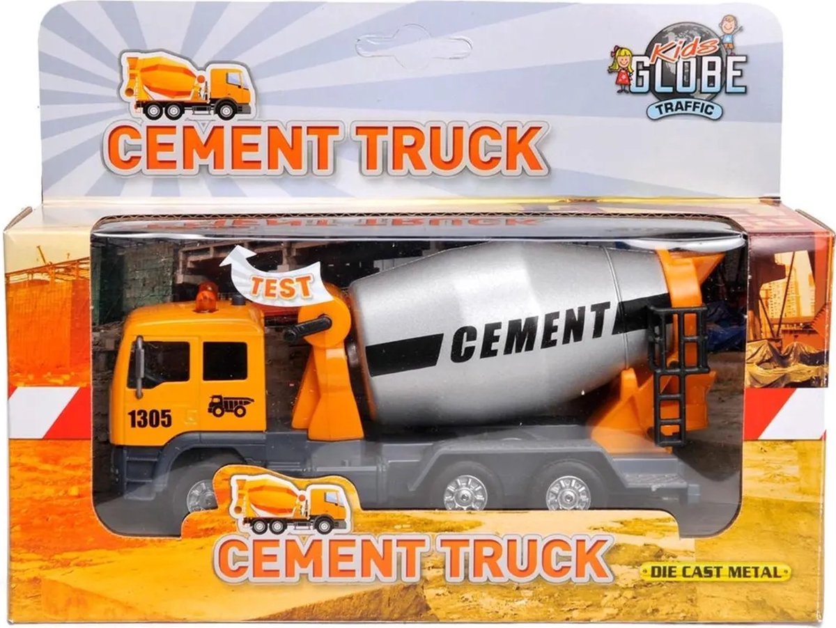 Pull Back Cementwagen met Licht & Geluid — afbeelding 2