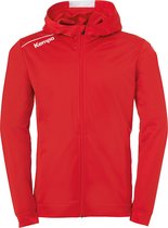 Kempa Player Hood Jacket Rood-Wit Maat S