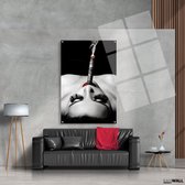 Peinture sur toile de Luxe Smokin' Hot | 40 x 60 | Salle de séjour | Chambre à coucher | Bureau | Musique | Design | Art | Moderne | ** 4 CM D'ÉPAISSEUR ! EFFET 3D**