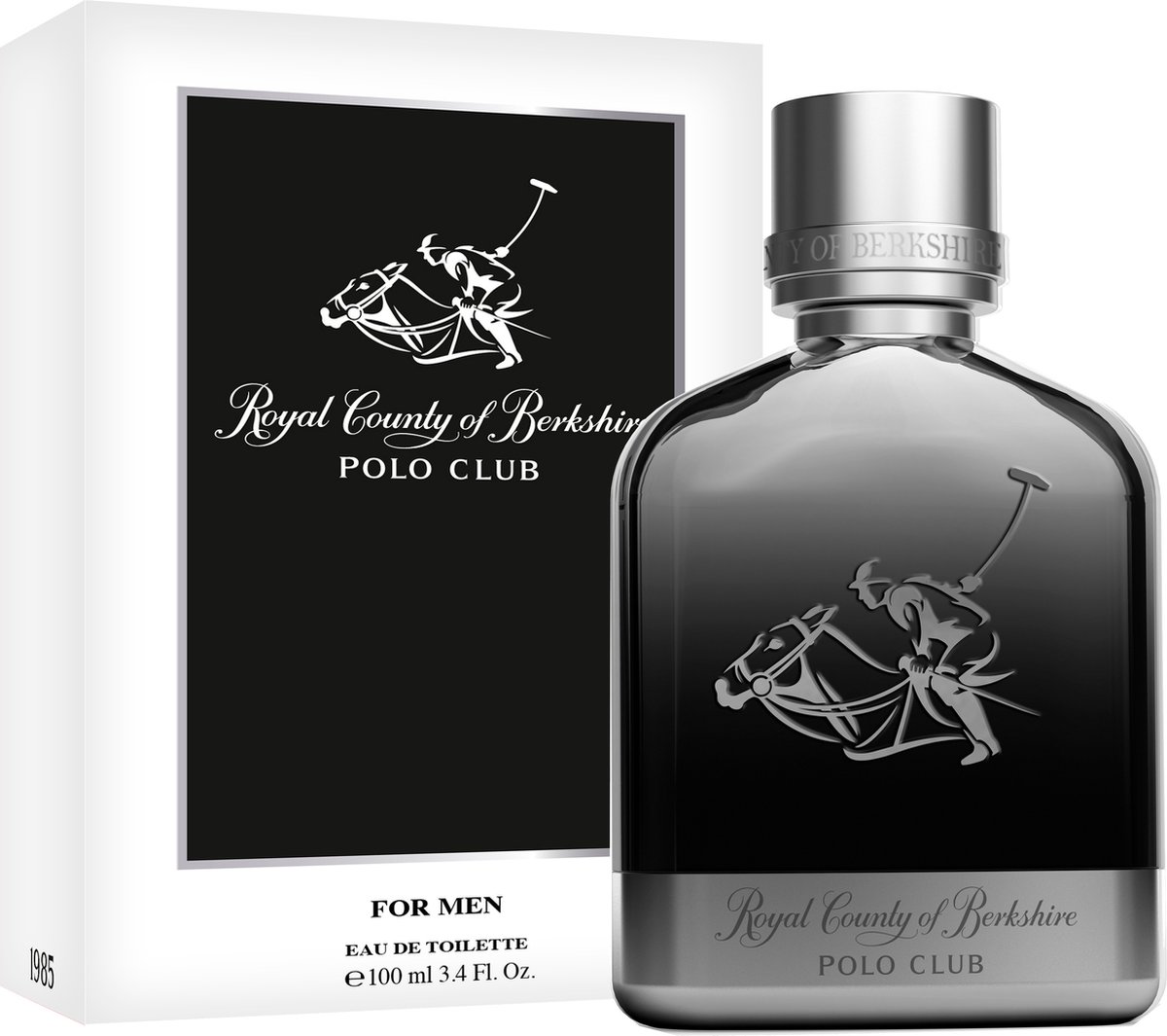 Royal County of Berkshire Polo Club - Black Edition 100 ml - Eau de Toilette - Herenparfum