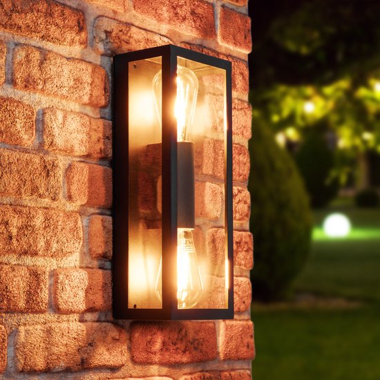 LED Wandlamp WiZ - Smart LED - Slimme LED - Wifi LED - Trion Figlio 5w Aanpasbare Kleur Rgbw Vierkant Mat Zwart Aluminium