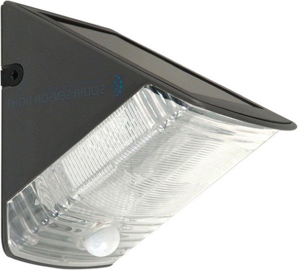 Smartwares 10.010.01 Wandlamp - Zonne-energie - Bewegingssensor - IP44 - LED
