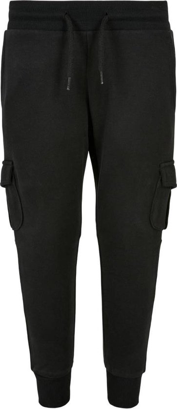 Urban Classics - Fitted Cargo Kinder joggingbroek - Kids 122/128 - Zwart