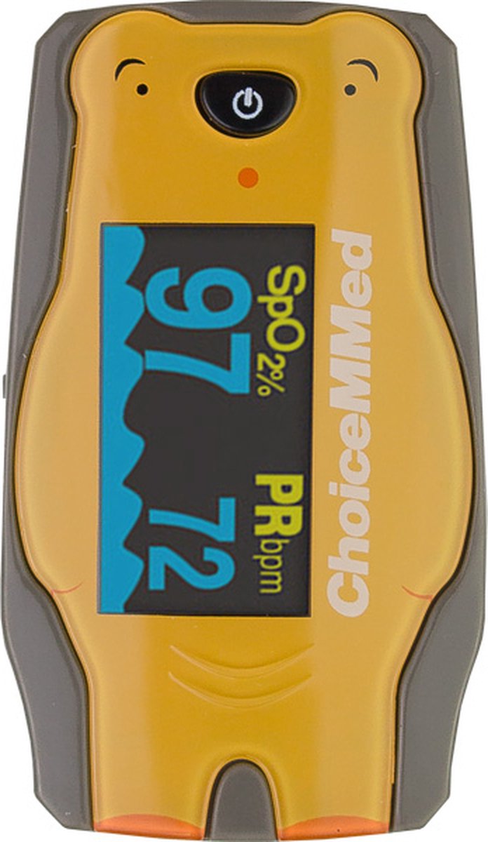 Bol.com ChoiceMMed - Saturatie meter - Speciaal voor kinderen - MD300C52 - Model: Beer aanbieding
