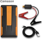 Camason® | 12V Jumpstarter | 10000 mAh / 1000A | 4-in-1 Starthulp | Powerbank | LED Zaklamp | Accubooster | SOS Noodlicht | Stroboscope Stand