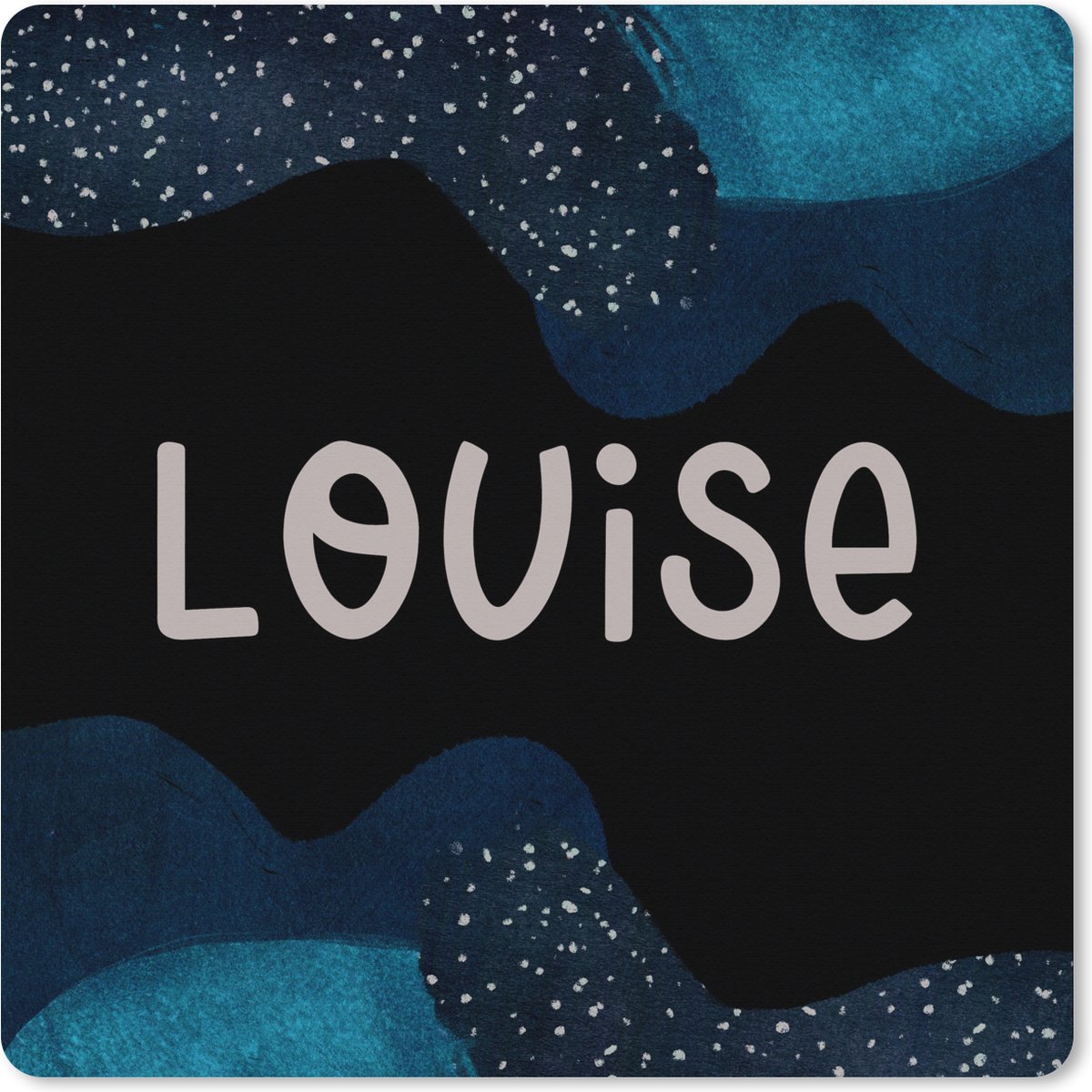 Muismat XXL 40x40 cm - Bureau onderlegger - Bureau mat Louise - Pastel - Meisje - Bureaumat - Gaming mousepad xl - Bureaulegger groot - Computer deskmat
